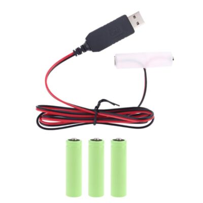 Battery Eliminators Power Supply Cable Replace 1.5V Battery for Radio