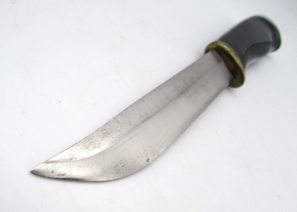 Cuchillo de caza Normark Martini 1967 vintage raro Finlandia forjado a mano Foto 3 de 4