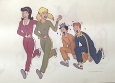 Vintage 1977 The Archies Comic Strip Hot Peel Iron On Transfer Archie  Friends