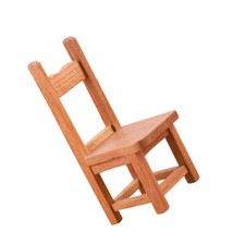 Mini Chair Miniature Figurines Miniatures Wood Furniture Doll House