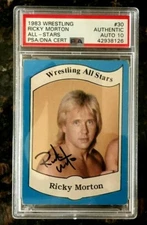 1983 Wrestling All-Stars #30 Ricky Morton Series A PSA/DNA AUTO 10 GEM MINT Card