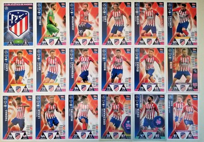 Match Attax Liga de Campeones 2018//19 conjunto completo de equipo de tarjeta de 18 Club Brugge