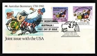 " AUSTRALIAN BICENTENARY 1788-1988 -  JOINT ISSUE WITH THE U.S.A. " Sydney 1988