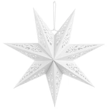 Paper Lampshade Star Shaped Decorative Light Cover 45cm Hollow Out Light Cover