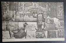 RPPC Rare Interior of Chilkat Chiefs House