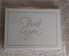 Hallmark Blank Thank You Greeting Cards Pack Of 20 W/ Envelopes NEW
