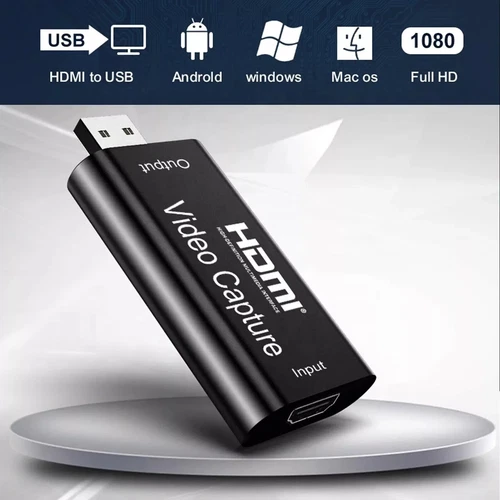 [NEW] 1080P Full HD Audio Video Capture Card 4K HDMI to USB 2.0