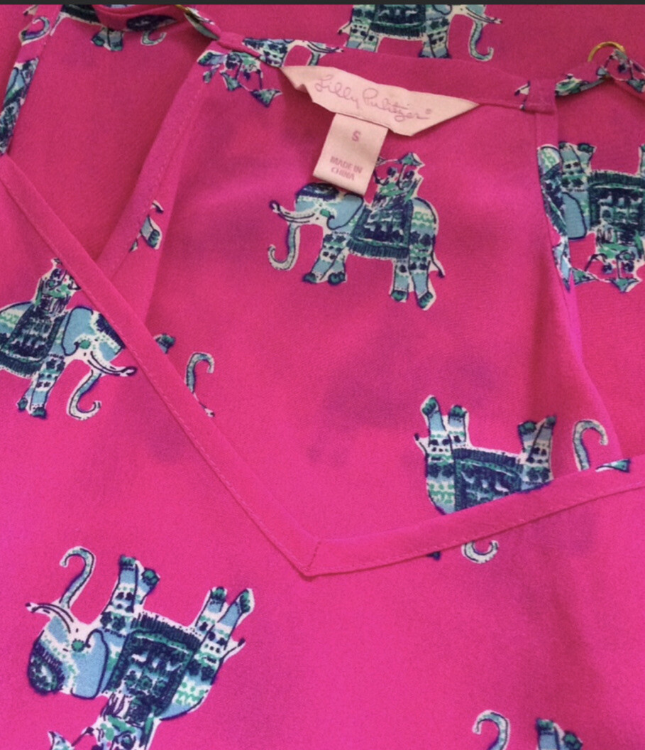 Débardeur En Soie Lilly Pulitzer - Couleur Magenta, Taille M, Style Racerback