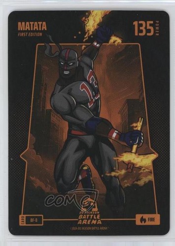 2024 Bo Jackson Battle Arena TCG Alpha Edition Battlefoil Fire Matata #BF-8 10t4