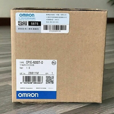 1PCS Omron CP1E-N20DT-D PLC Programmable Controller New