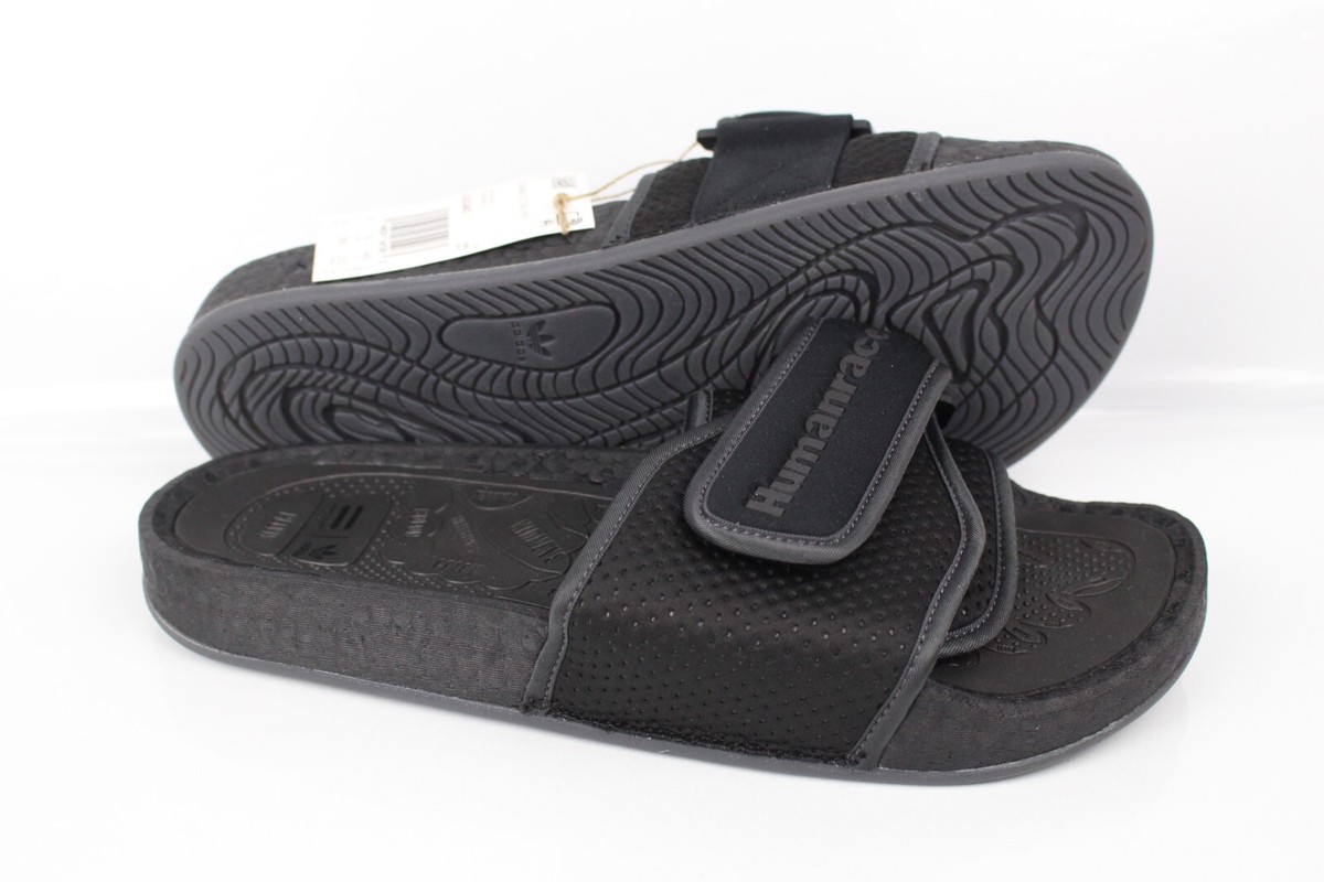 adidas Men's Humanrace Sandals Chancletas HU Pharrell Core