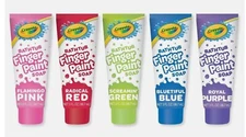 CRAYOLA Bath Finger Paint Soap Kids Blue Red Green Pink Purple