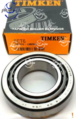 TIMKEN SET 6, SET6 , A6 (LM67048 LM67010) TAPERED ROLLER BEARING