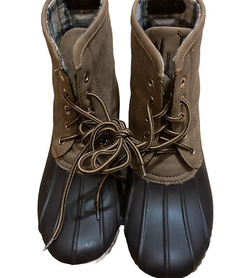 Winter Ankle Boots Women s Size 4 Lace Up Duck Brown Waterproof Marley Lilly
