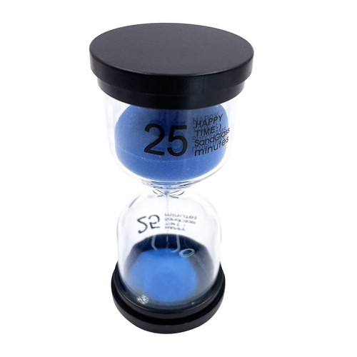 25 Minutes Sand Timer Sandglass Kitchen Accessories Desk Timer Glass Sand Clock - Picture 3 of 11