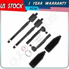 For 2004-2006 Toyota Camry 6pcs Inner Outer Tie Rod End Rack And Pinion Bellow