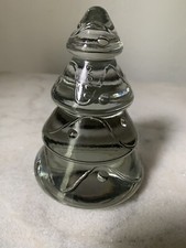 Vintage Solid Glass Christmas Tree