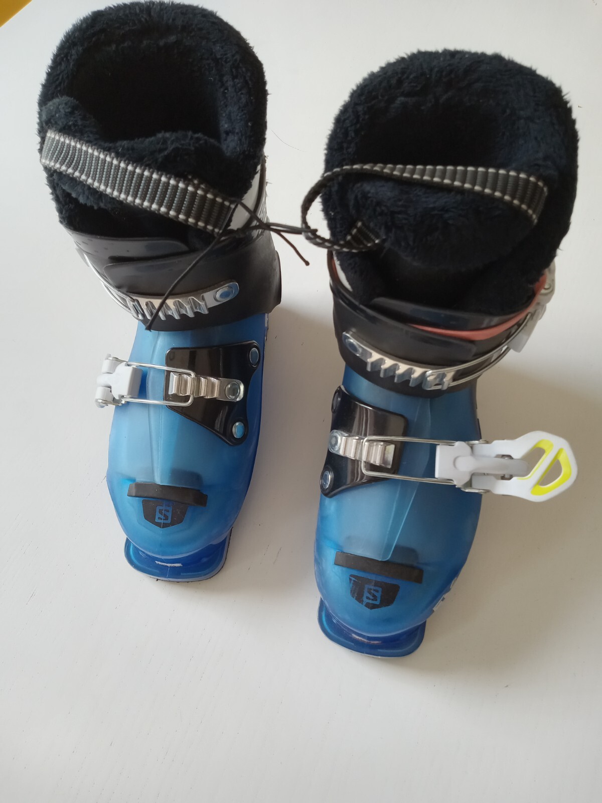 Scarponi da sci Salomon T2 RT ragazzo giovane 19 blu 235 mm scarponi invernali stagionali