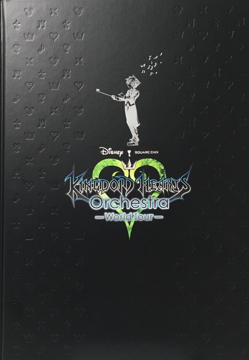 Kingdom Hearts Orchestra World Tour 2017 Book Japanese & English