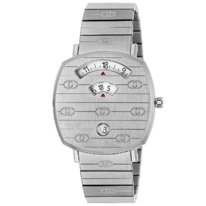 Gucci Grip YA157401 Quartz Womens Watch with Box & Papers-image