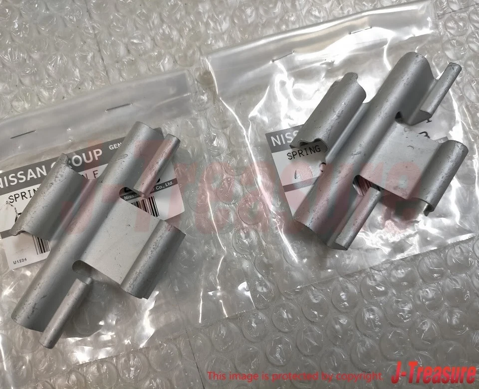 NISSAN GT-R R35 2009-2024 Genuine Front Brake Pad Return Springs 2pcs Set OEM - Image 2 of 4