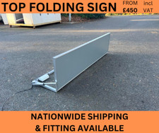 TOP FOLDING ELECTRICAL SIGN 12V BANNER CATERING VAN TRAILER STREET FOOD TRUCK AD