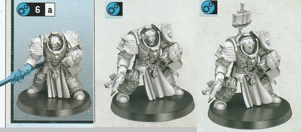 Warhammer 40k – Grey Knights Brotherhood Terminator Paladin – NoS (Nuovo Su Sprue)