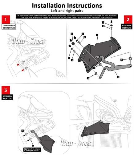 Alerón delantero nuevo alerón aerodinámico para Yamaha MT10 SP 2022-2024- - Imagen 8 de 9