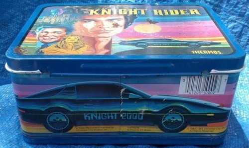 1982 Knight Rider Metal Lunchbox Vintage KITT Michael Devon Wilton Hasslehoff - Picture 6 of 7