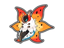 Volcarona Waterproof Vinyl Sticker Decal Die-Cut 