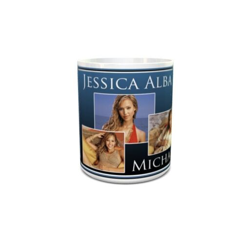 Jessica Alba Personalised Mug Brand New Great Unique Gift Free UK Shipping - Picture 2 of 4