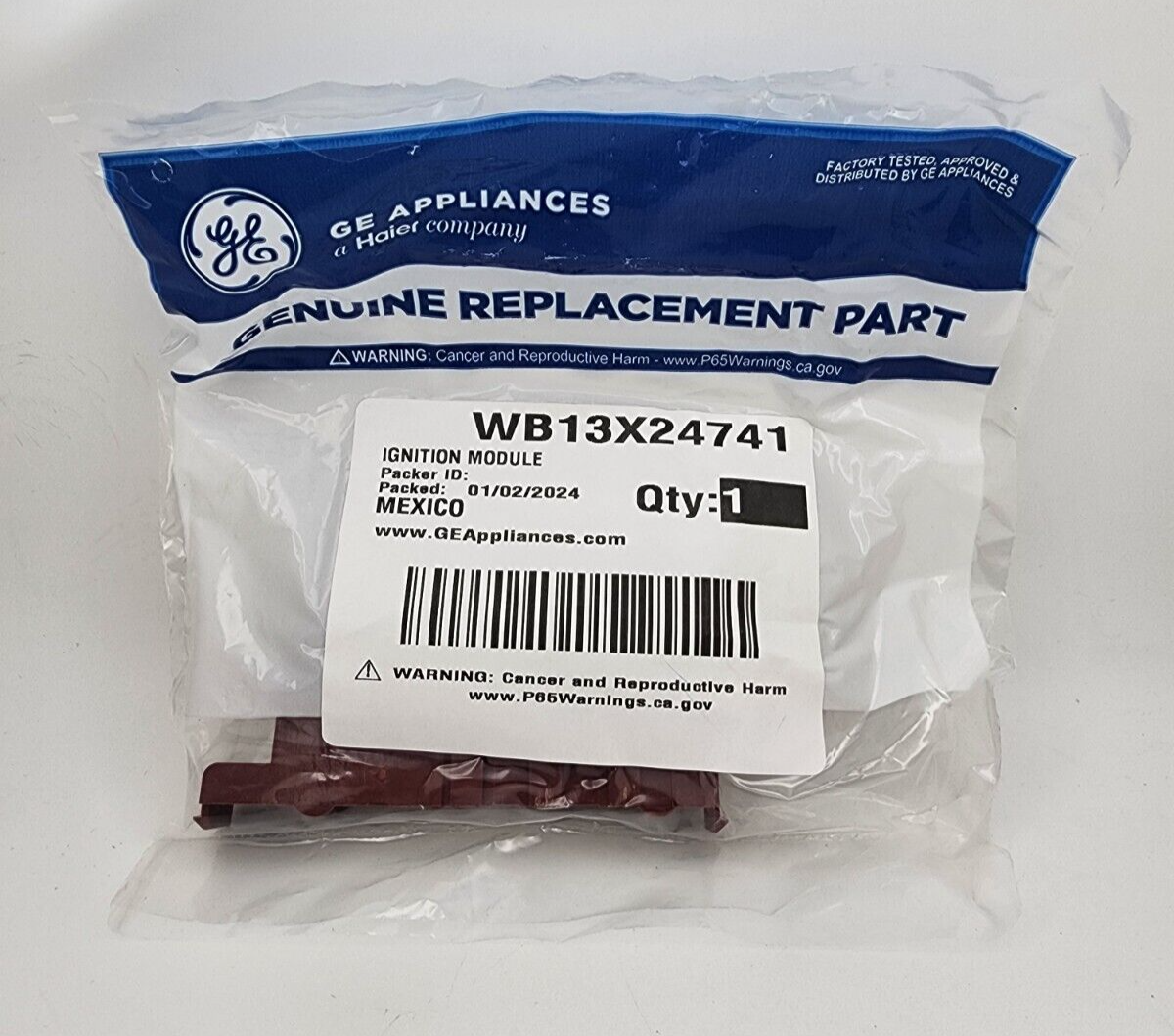 Genuine OEM GE Gas Range Ignition Module WB13X24741 New eBay