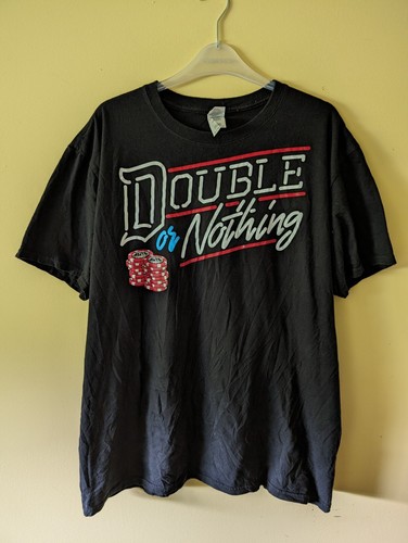 AEW Double or Nothing Promo T Shirt Size X-Large The Elite