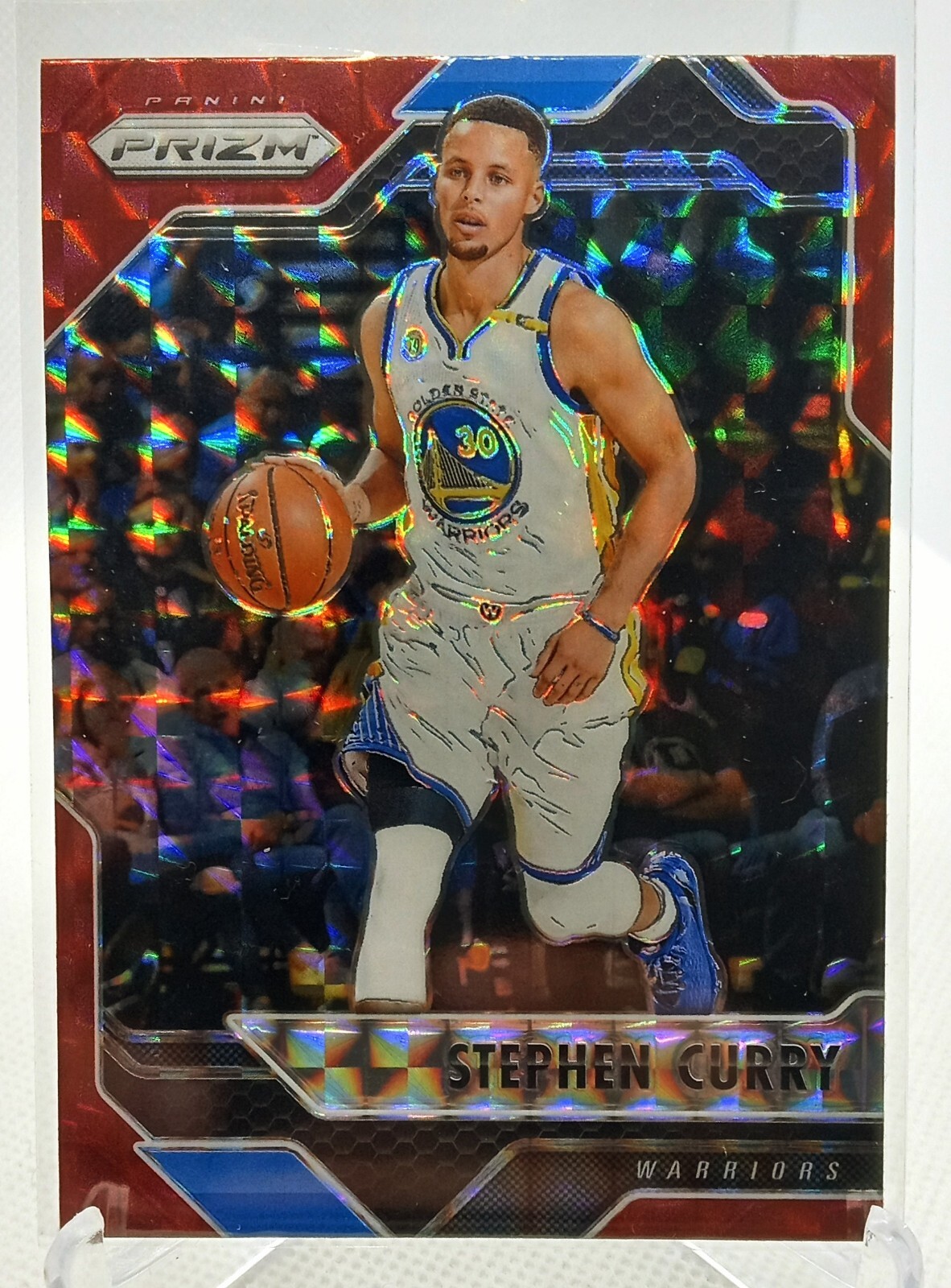 2016-17 Mosaic Red Prizm- Stephen Curry Golden State Warriors! SP