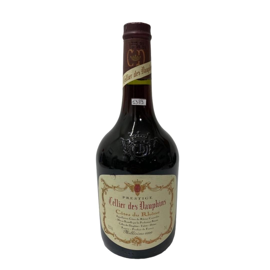 Vintage Bottle - Cellier Des Dauphins Cotes Du Rhone Prestige Millésime 1999 0,7