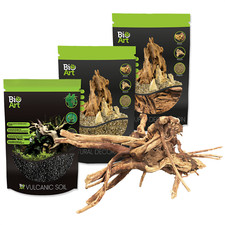 BIOART TERRARIUM DECORATION GRAVEL SOIL WOOD ROCK DECOR ACCESSORIES FOR PLANTS