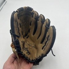 RAWLINGS DEREK JETER PP95P YOUTH LEATHER BASEBALL GLOVE 9.5" RHT - EX 