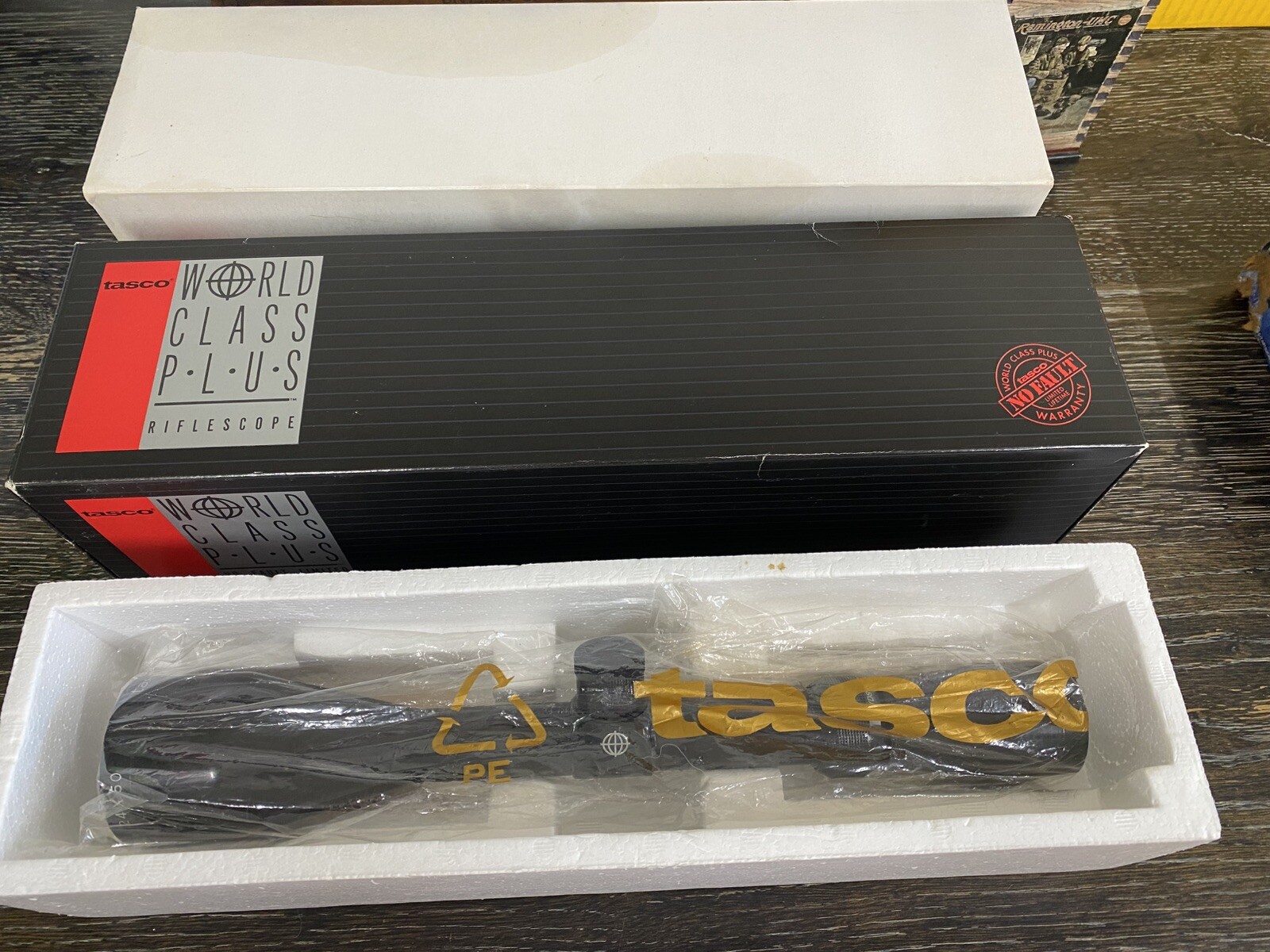 Tasco World Class Plus 24x 50mm Fixed Target Scope REAR AO Dot Reticle ...
