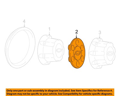 Véritable Cache Central De Roue Pour FORD TRANSIT Depuis 1986 Pièce