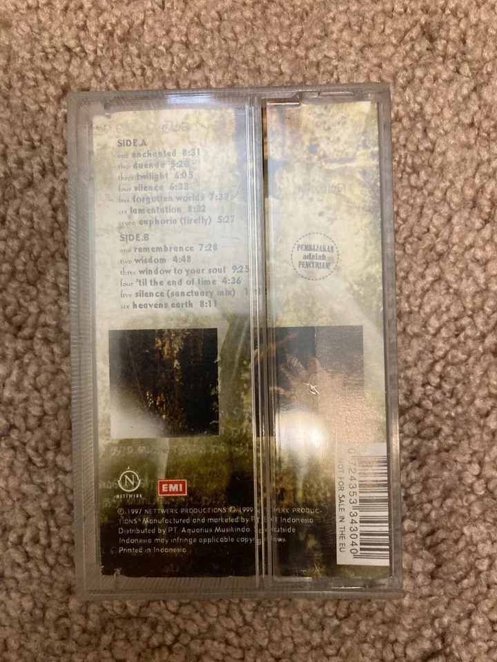 Delerium Karma cassette Indonesian 1999 feat. Silence Sarah McLachlan Electronic - Image 2 of 3