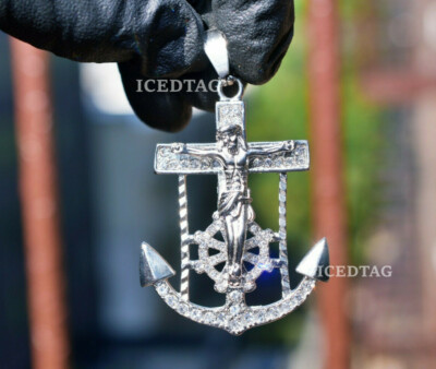 HIP HOP ICED GOLD PLATED STAINLESS STEEL BASEBALL BAT BALL LAB DIAMOND PENDANT