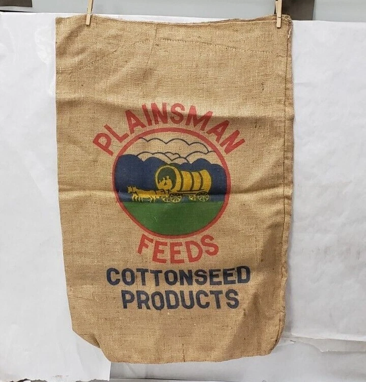 Burlap seed bags sale
