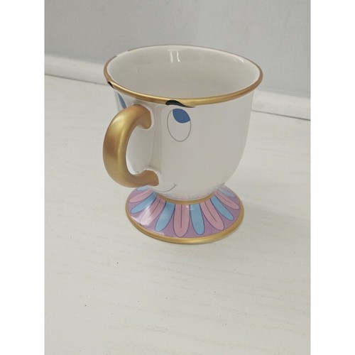 DISNEY PARKS AUTHENTIC BEAUTY AND THE BEAST CERAMIC CHIP MUG - Picture 2 of 8