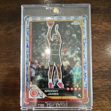 2025 Topps Chrome McDonald's All American Bronny James #77 Refractor