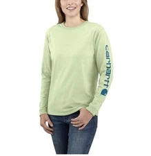 Carhartt Loose Fit Heavyweight Long Sleeve Logo Sleeve Graphic T-Shirt