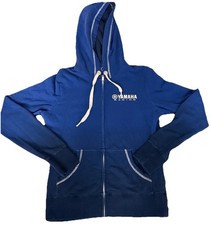 Yamaha Paddock Blue Essentials full-zip Hoodie Women  s Size Medium
