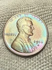 1914-S 1c Lincoln Wheat Cent. Attractive Au+ Details, Toned