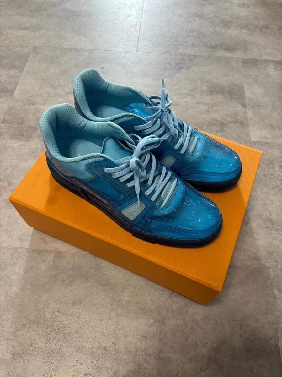 Louis Vuitton Canvas Blue Casual Shoes for Men for sale | eBay