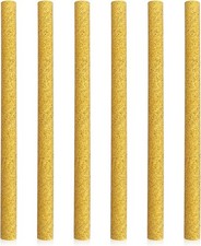 S X Small Bird Perch Covers, Sand Covers x6, Yellow