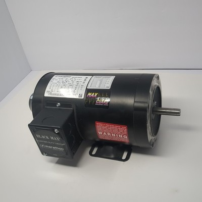 Marathon Electric 56H17T5302E Black Max AC Motor 1HP 1750RPM 230/460V 3PH 56C
